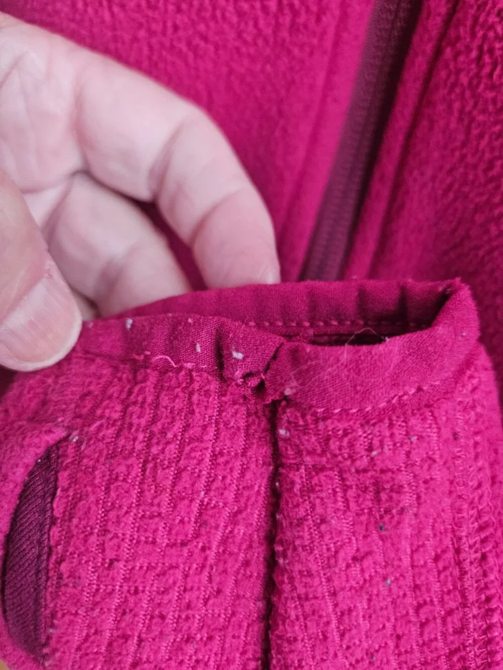 Patagonia Girls Size Large Pink Radiant Flux Full Zip Sweater Jacket